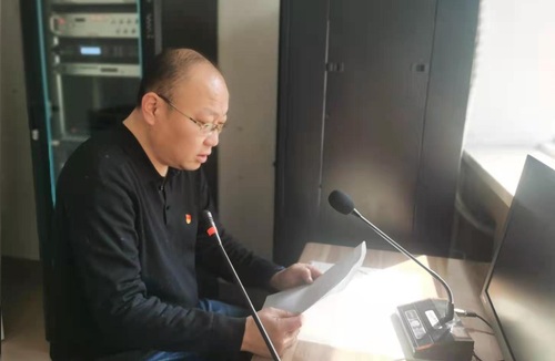 王钧书记宣读表彰决定